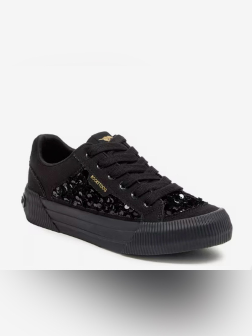 Rocket Dog Cheery Black Sequin Sneakers Size 9.5 Womens